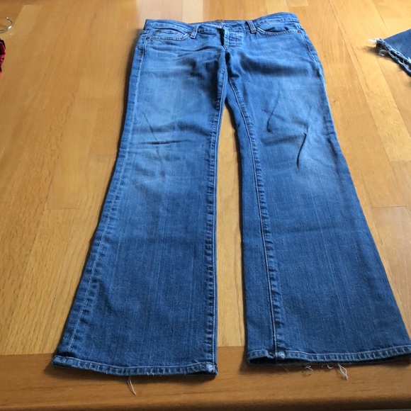 7 For All Mankind Button Fly “Boy Cut” - Picture 3 of 5